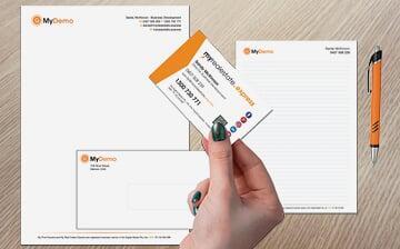 various types of business stationery