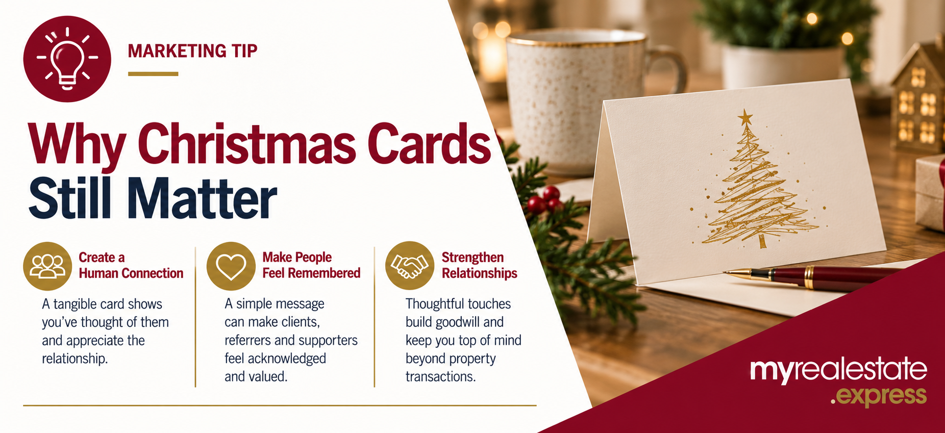 Why Christmas Cards Still Matter for Real Estate clients