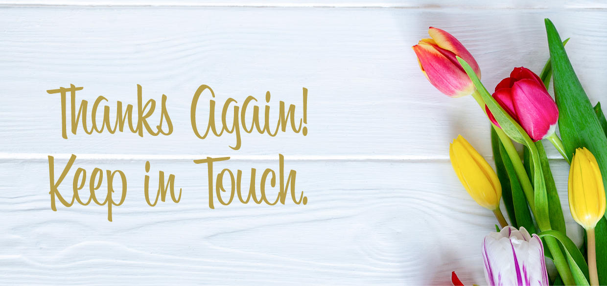 Keep in touch card