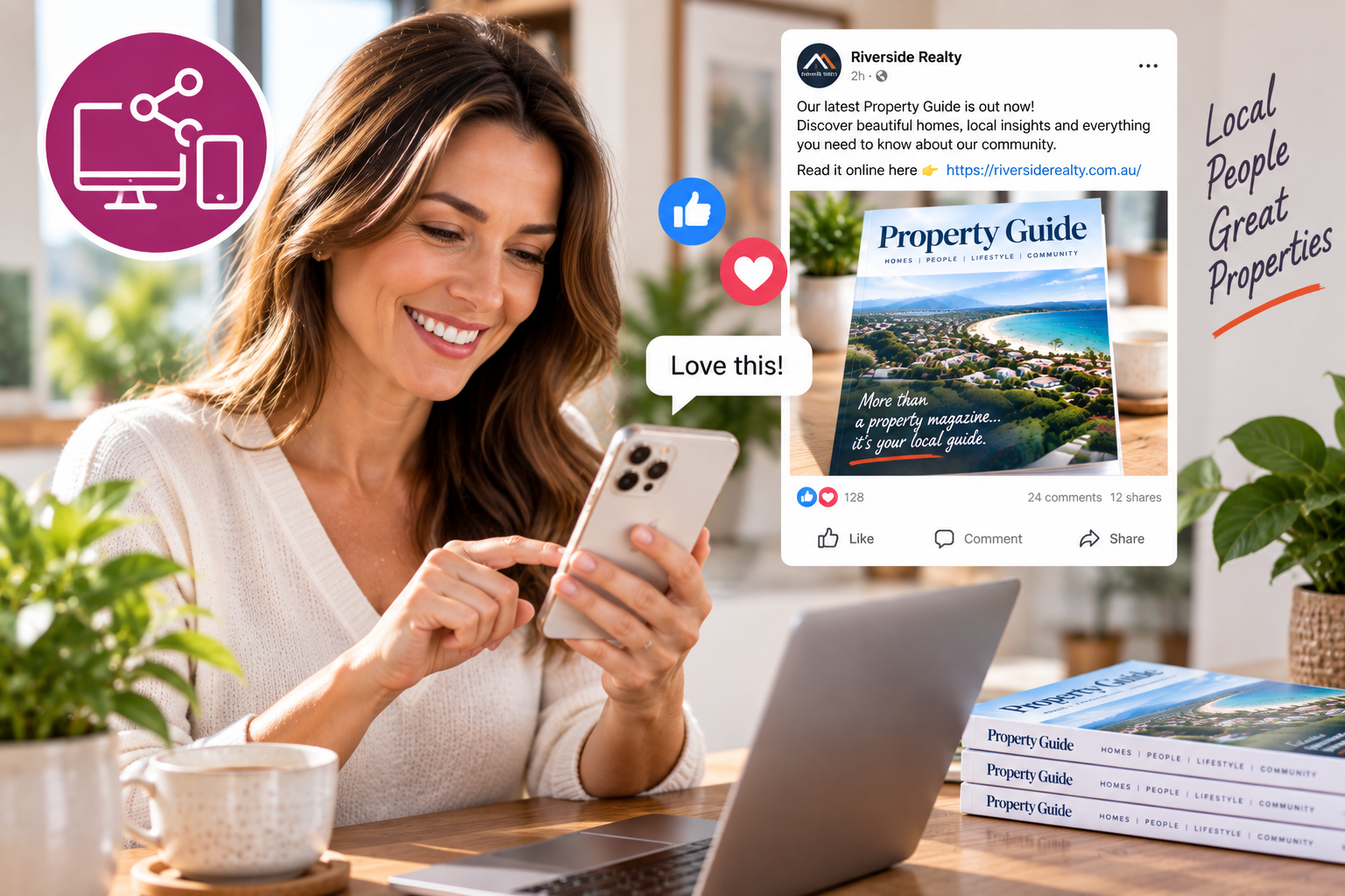 Property Magazine extended into social media and digital marketing for real estate agents