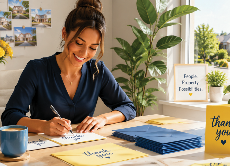 Thank a client greeting cards