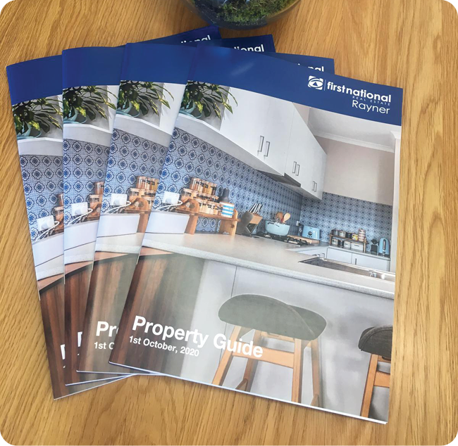 printed property guides real estate