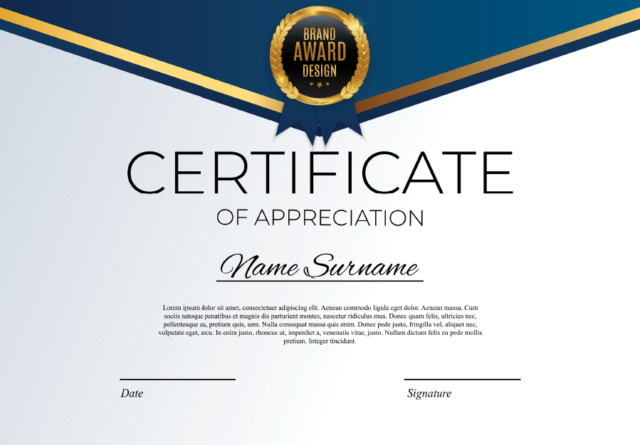 Staff certificates