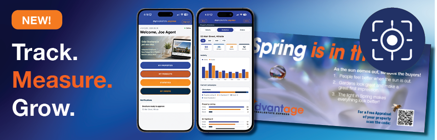 Track. Measure. Grow. — myrealestate.express agent app and QR tracking